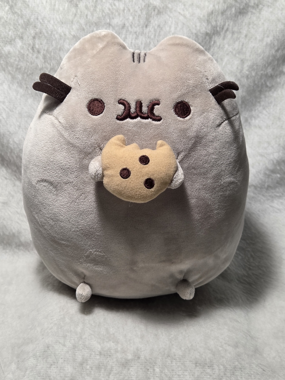Pusheen Cookie Cat Plush 9" Stuffed Toy Grey with Stripes Gund NO HANGTAG